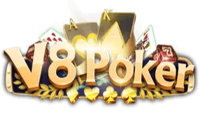 logo v8 poker